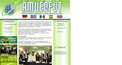 Desktop Screenshot of amuecfut.org.mx