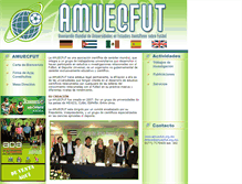 Tablet Screenshot of amuecfut.org.mx